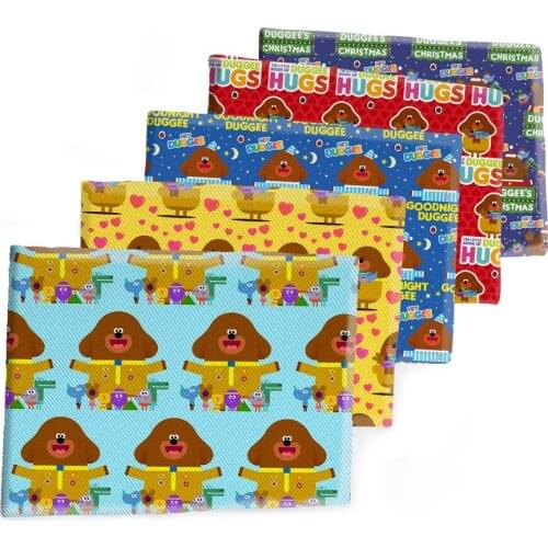 Fabric Lovely Cartoon Pattern Printed Polyester Cotton Twill Fabric Patchwor Printed 50*145CM