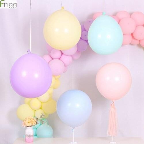 Frigg 18/36 inch Pastel Round Balloons Wedding Party Sweet Macaron Balloon Balls Home Party Celebration Decoration Supplies