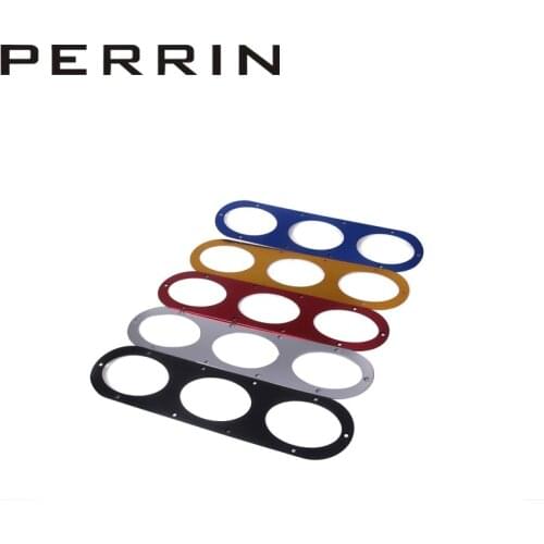 1Pair Universal Aluminium Alloy Rear Bumper Race Air Diversion Diffuser Panel Car Neo Chrome Styling