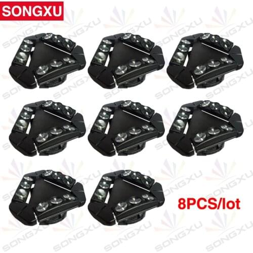 10pcs/lot 9 Eyes Pixel 9X10W RGBW 4 in1 LED DMX Spider effect light Led Beam Moving Head Light/SX-MH140