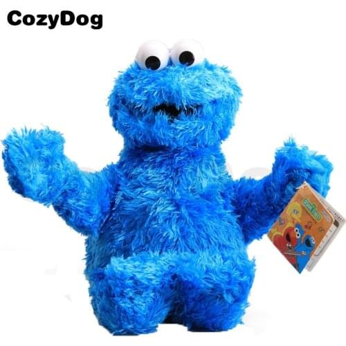 28 CM 11'' Sesame Street Cookie Monster Plush Toy Anime Figure Cookie Monster Stuffed Dolls Cool Toys for Children Gift HotSale