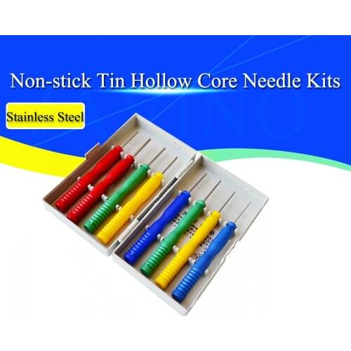 8PCS=1Set Mixed Stainless Steel Non-stick Tin Hollow Core Needle Kits For Soldering Assist Accessories