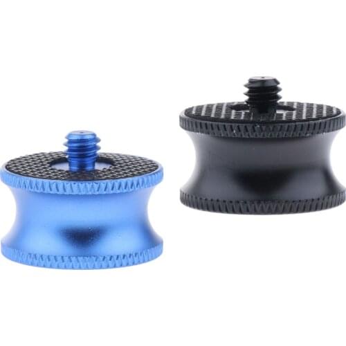 2x Male 1/4-20 to Female 3/8-16 Threaded Screw Converter Adapter for Mounting Camera and Other Devices to Tripod Monopod