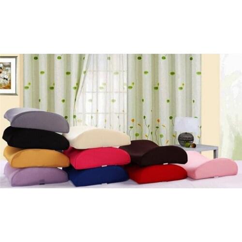 Car Memory Foam Breathable Car Seat Gap Filler Lumbar Cushion Back Waist Support Travel Pillow Car Seat Multi-functional Cushion