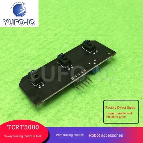 Free Ship 1PCS TCRT5000 3-Way Tracing Module Tracking Module Robot Accessories
