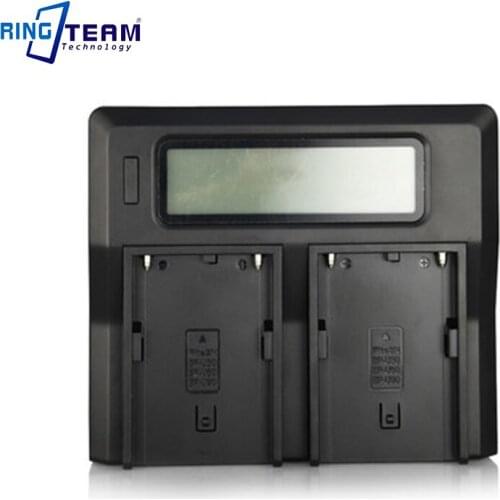 Free Shipping Dual Digital Battery Charger BC-U2 Dual-Channel for Sony BP-U30 BP-U60 & BP-U90 XDCAM EX Camcorder Batteries