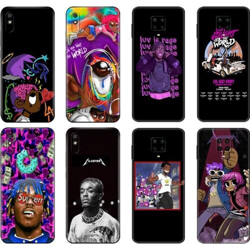 Black tpu Case For Xiaomi Redmi 7A 8 8A 9 9A 9C Case Redmi Note 8T 8 Pro T Note9 9S 9 Pro Case Lil Uzi Vert Eternal Atake Rapper