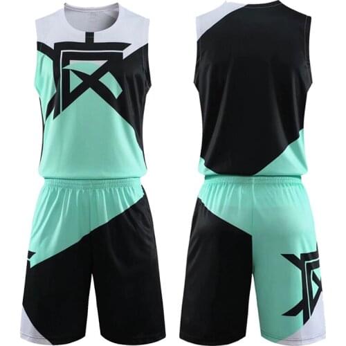 DIY Men Basketball Jerseys Custom Basketball Uniform Sets Professional Throwback jersey Basketball Quick Dry College Sportswear