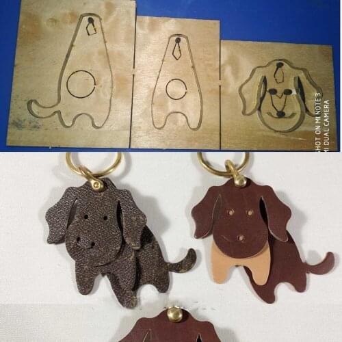 Designer cute animal design leather craft key hanging decoration hand punch tool die cutting knife mould template