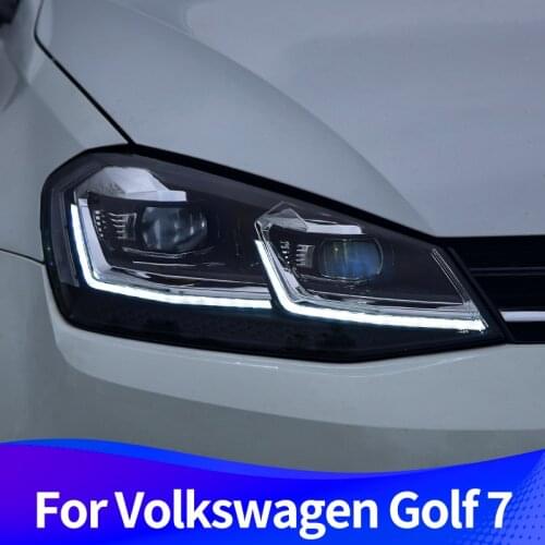 Headlight Assembly for Volkswagen Golf 7 2012-2017 Golf MK7 2018 Golf 7.5 LED DRL LED Sequential Turn Signal LED High Beam