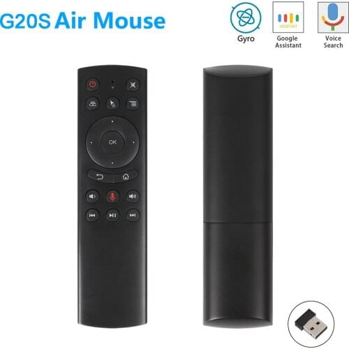 G20S Gyro Smart Voice Remote Control IR Learning 2.4G Wireless Fly Air Mouse for X96 Mini H96 MAX X99 Android TV Box vs G10