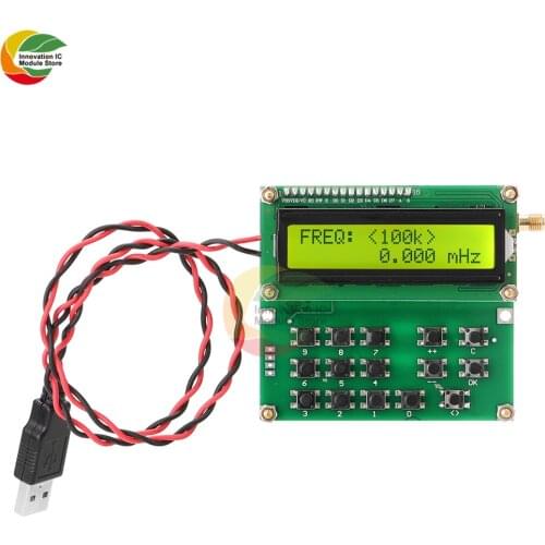 Ziqqucu 1602LCD RF Signal Generator 35MHz -4000MHz Time Source Signal Generator ADF4351 VFO HXY D6 V1.02 DC 4.5 -5.5V