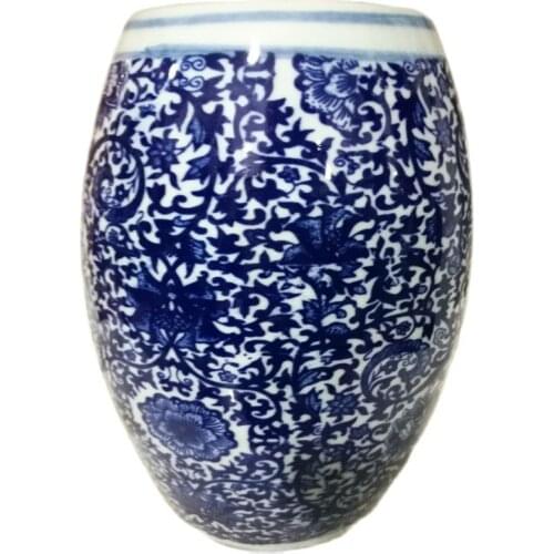 Chinese Jing dezhen Unique style blue and white porcelain vase