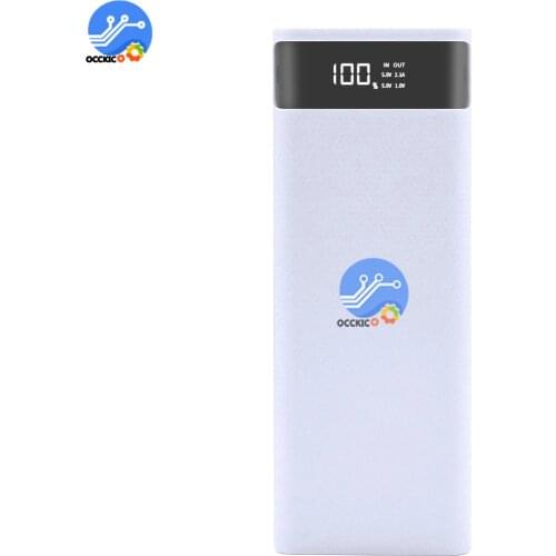 Power bank case 8x18650 module powerbank box diy kit mobile phone accessories fast charge Micro USB type c import for xiaomi