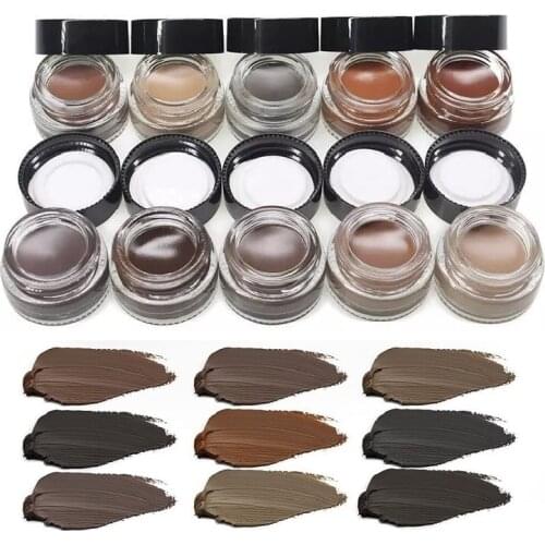 Makeup Cream Pomade Eyebrow Gel Waterproof Long Lasting Eye Liner Pigmented Cosmetic Tool Customized Private Label Wholesale