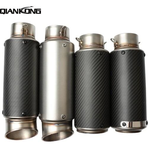 Lser Mark Motorcycle Modified Muffler Carbon Fiber Exhaust Pipe For YAMAHA FZ6 HONDA CBR 600 F2,F3,F4,F4i CBR900RR SUZUKI GSXR