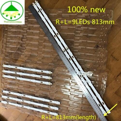 New Kit 10 PCS LED backlight strip for UE40JU6000K S_5U75_40_FL_R05 S_5U75_40_FL_L04 LM41-00120S LM41-00120R CY-GJ040HGLVDH