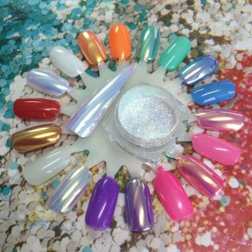 WHOLESALE Aurora Neon Pigment Mermaid Powder Chameleon Powder Neon Unicorn Chrome Nail Rainbow Dust Nail Art Manicure