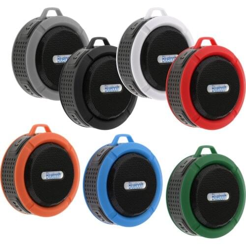 Portable Bluetooth Speaker, Waterproof Outdoor Hiking Shower Audio Speakers