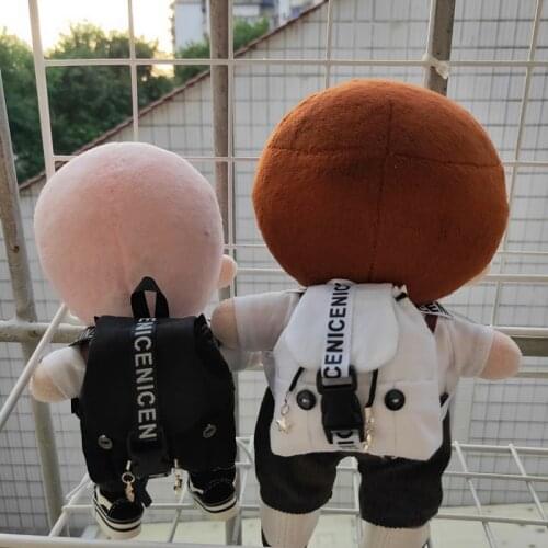 15 or 20cm doll shoulder bag stuffing plush doll backpack