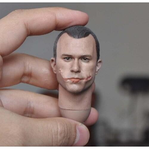 1/6 Scale Heath Ledger Head Model Policeman Version for 12''Figures Bodies Toys Gifts Collections