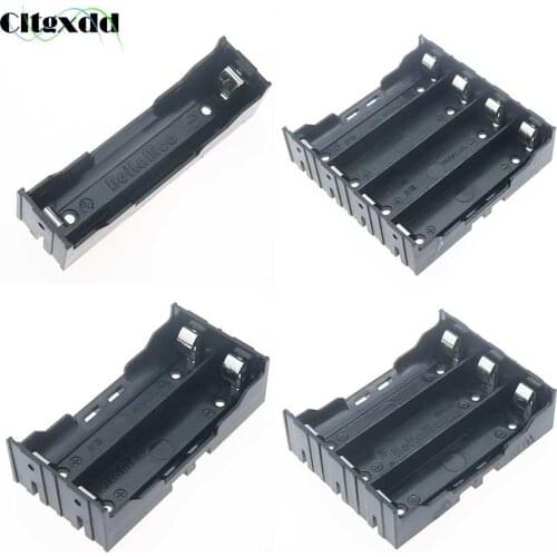 1PCS ABS 18650 Power Bank Cases 1X 2X 3X 4X 18650 Battery Holder Storage Box Case 1 2 3 4 Slot Batteries Container W/ Hard Pin