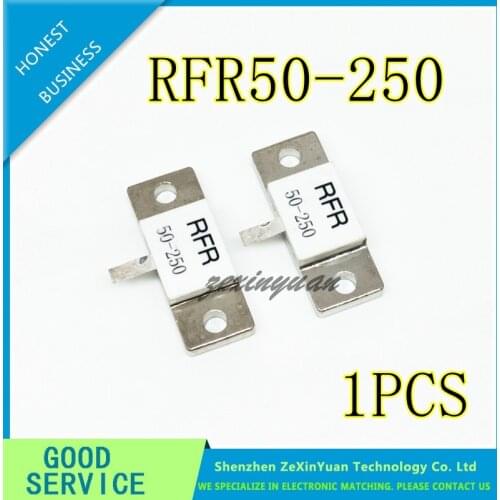 1PCS 100% NEW High Frequency Resistance RFR50-250 RFR 50-250 RFR-50-250 50 Ohms 250W Dummy Load Resistor