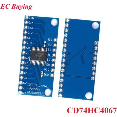 10pcs CD74HC4067 74HC4067 16-Channel ADC Analog Digital Multiplexer High-speed Breakout Board Module For Arduino