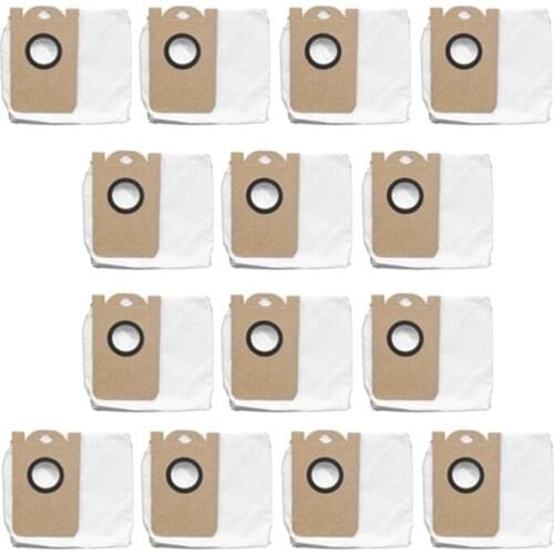 14Pcs For VIOMI S9 Robot Vacuum Cleaner Dust Bag Cleaner High Capacity Leakproof Dust Bag Replacement Parts Kits