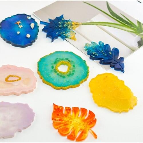 29 Styles Leaf Map Geometry Silicon Mould Diy Epoxy Resin Mold for Jewelry Craft