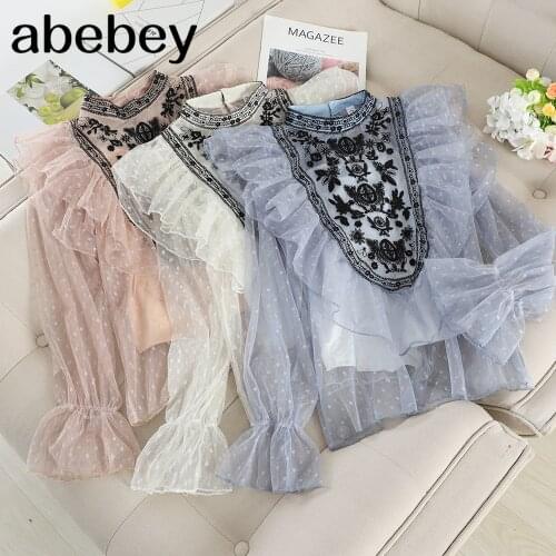Блузки с вышивкой Abebey China At AliExpress