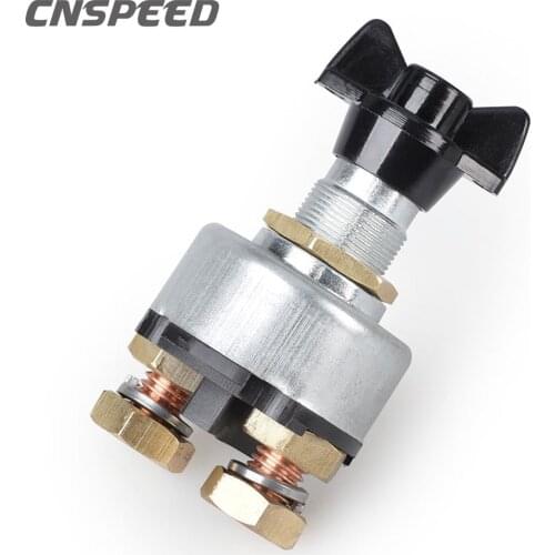 Car Auto RV Fixed Handle Key Battery Isolator Rotary Kill Cut Off Switch 12v/24v 200A Lucas SSB106 Style