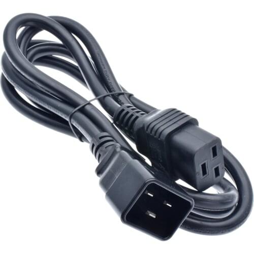 C19 C20 Server UPS Power Cable,C19 Female to C20 Male power supply cord,2m,H05VV-F 3G 2.5MM