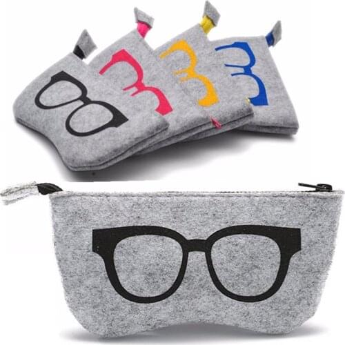 Unisex Eyeglasses Case Portable Reading Glasses Box Sunglasses Bag Makeup Cosmetic Bag Mobile Phone Wallet Storage Case