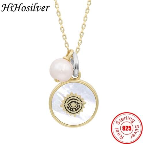 Женские ожерелья из жемчуга HiHosilver China At AliExpress