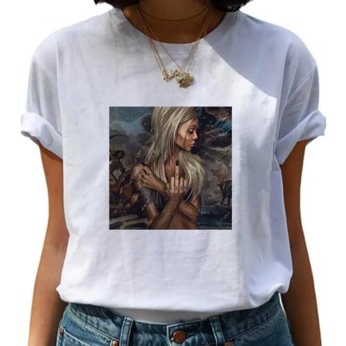 Hipster Streetware Tshirt Fun Retro Top Women Tshirt Round Neck Short Sleeve tee shirt Summer T-shirt Harajuku Graphics T Shirt