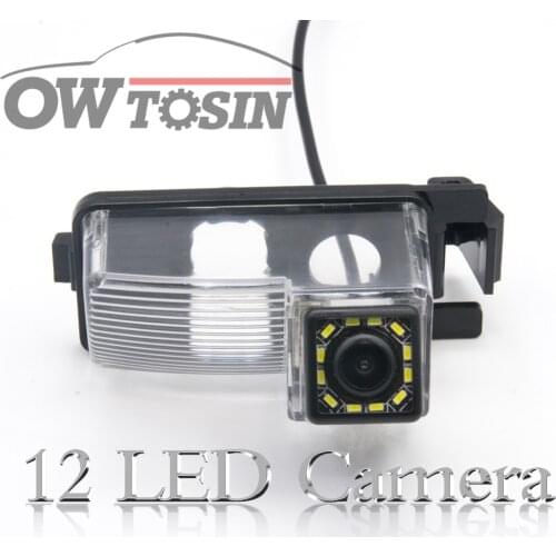 12 LED light Car Reverse Rear View Camera For Nissan 350Z 370Z Versa Tiida Sentra Cube GT-R Livina Geniss C-Gear Night Vision