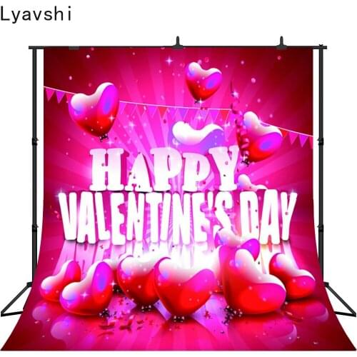 Lyavshi background for photo studio bokeh red hearts baby Valentines Day backdrop photography photo prop new photocall