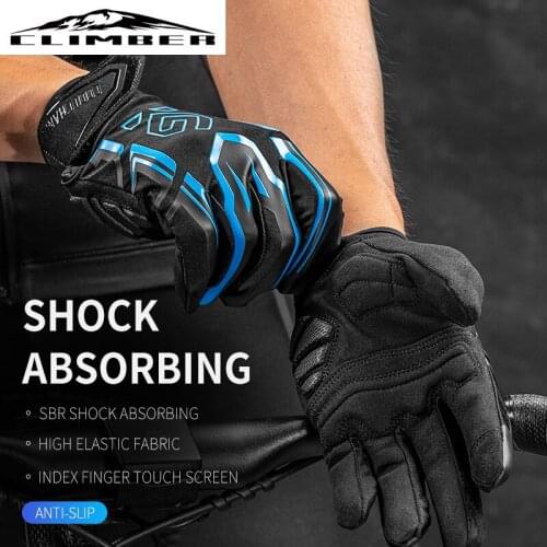 New Store Cycling Gloves Full Finger Touch Screen Bicycle Anti-slip SBR Glove MTB Bike Gloves Men Women перчатки мужские Gloves