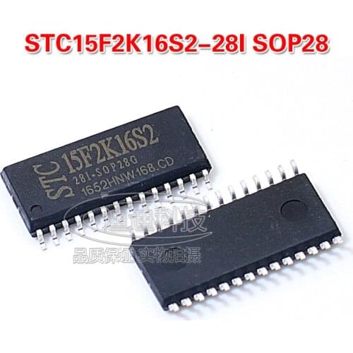 Original STC15F2K16S2-28I-SOP28 single-chip integrated circuit IC chip