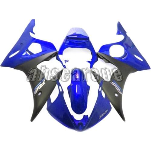 Complete Fairings for Yamaha YZF-600 R6 2003 2004 2005 YZF-600 R6 03 04 05 Injection ABS Plastic Bodywork Cowls Blue Black Cover