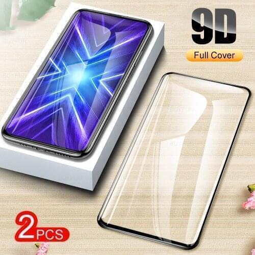 2PCS Silk Tempered Glass For Honor 9x 9a 9c 9s 9i 8 8a 8c 8s 8x max play lite pro prime For honer xonor honar Screen Protector