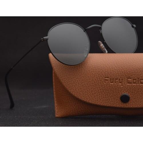 Top quality Glass lens Steampunk Round metal frame Sunglasses Men Women Luxury design brand retro driving sun glasses gafas