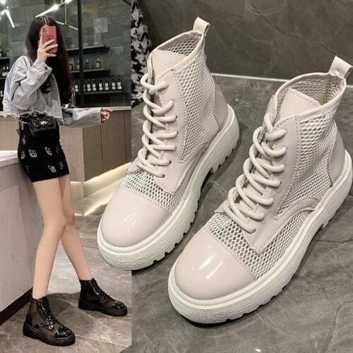 Rock Shoes Woman Boots Mid-Calf Booties Women Luxury Designer Boots-women Low Heels booties Round Toe Short Mid 2021
