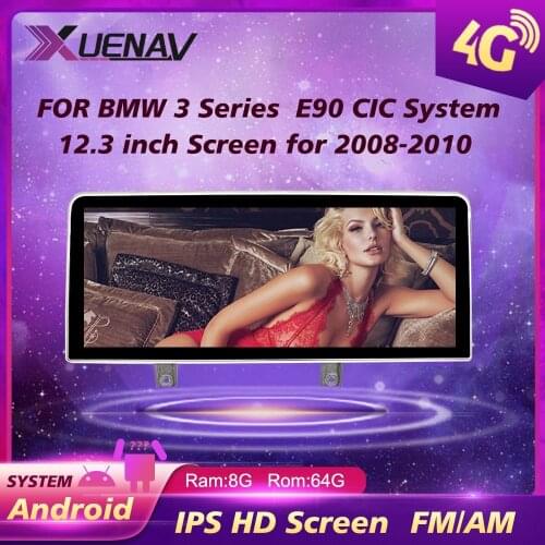 12.3 inch DVD Multimedia Player For BMW 3 Series 2008-2010 E90 CIC System GPS Navigation Multimedia Player Radio Tape Recorder