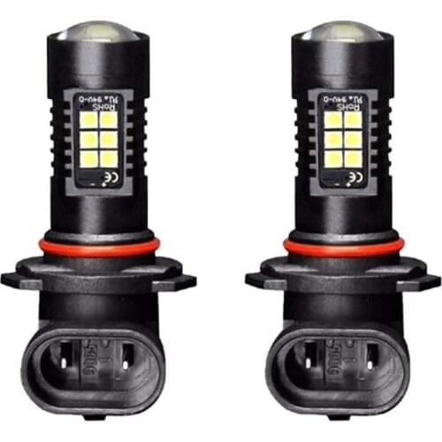2Pcs H8 H11 Led HB4 9006 HB3 9005 Fog Lights Bulb 3030SMD 6000K White Car Driving Running Lamp Auto Leds Light 12V 24V