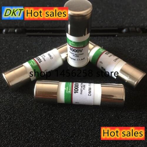 2 teile/los 10x38mm DMM-11AR, DMM-B-11AR 11A 1000 v 20kA Schnell Wirkende Keramik Sicherung Für Multimeter Marke Neue