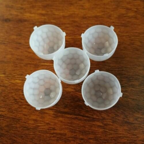 Focal Length 11mm Human Body infrared Sensing Fresnel lLens PIR lens PIR Housing Pyrolysis Probe Dedicated 23*19.7mm 5PCS