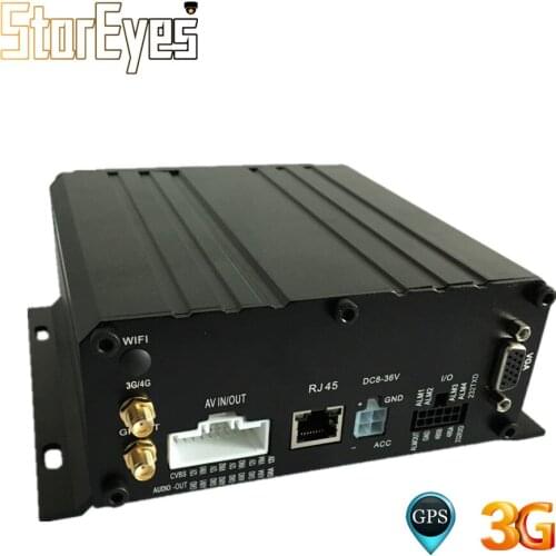 720P AHD 4Channel HDD SD Card Trailer Truck Taxi Vehicle Car School Bus Mobile DVR built in GPS 3G