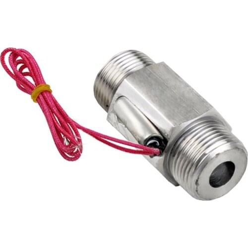 Free Shipping EFS-02sx1pc Stainless steel Magnetic Water Flow Switch 110V -20-125 degree